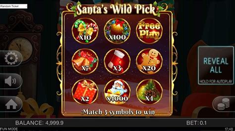 Santa S Wild Pick PokerStars
